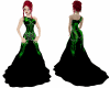 ~Y Green Chain Gown