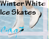 (Cag7)White Ice Skates