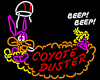 sign Coyote Duster