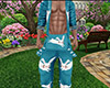 Bunny Teal DJ Outfit (M)