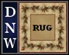 NW PIne Cone Border Rug