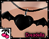 lDl Dark Heart Necklace