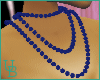 Beaded Necklace 1 Blue