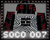 Red Black Parlor Set