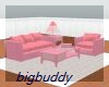 Nice Pink Sofa & Chair