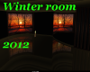 Winter cozy room