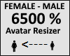 Avatar scaler 6500%