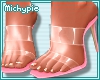 Sophie Pink Clear Heels