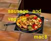 Sausage an Veggies