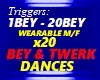 BEY AND TWERK DANCES x20