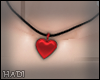 !H! Red Heart Necklace