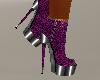 [MS]Leopard Boots Pink