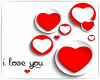 6v3| I Love You Hearts