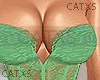 C. Lace Green Skirt Set