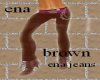 brown ena jeans