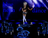 blue neon table dance