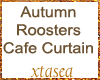 Autumn Roosters Curtain