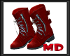 Punk Red Boots