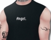 Black tank top / Angel