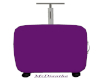 Plain Purple Luggage