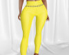 Yellow Belted Pants L