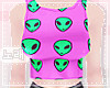 ♡ Alien Crop Top