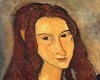 Red Hair by Modigliani