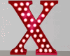 Anim Red Letter X Sign