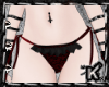 |K| Red Bikini Bottom