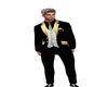 elegant black/gold suit