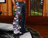 Fairy and flowers jeans