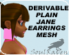 Plain Jane Earrings Mesh
