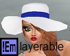 !Em Blue&White Hat Layer