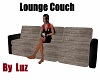 Lounge Couch Grey/Black