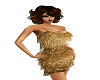 Gold Fringe Dress