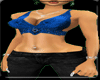 (I) Blue Halter W Jeans