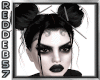 Black Nia Silver Sticks