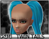 +KM+ Twin Tails Teal