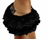 Sexy Black Ruffle Skirt
