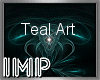 {IMP}Teal Wall Art 2