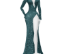 Solea Teal Gown