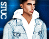 Jeans White Jacket