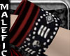 +m+ punk red bracelet L