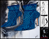 Ts Blue Snake Booties