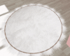 white round rug