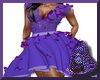 Mom's Purple Bfly Dress
