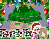 Kids Xmas Skirt Green