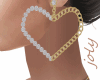 Heart Earrings Diamond G