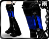 PVC Buckle Pants / Blue
