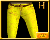 !AY yellow hippy jeans